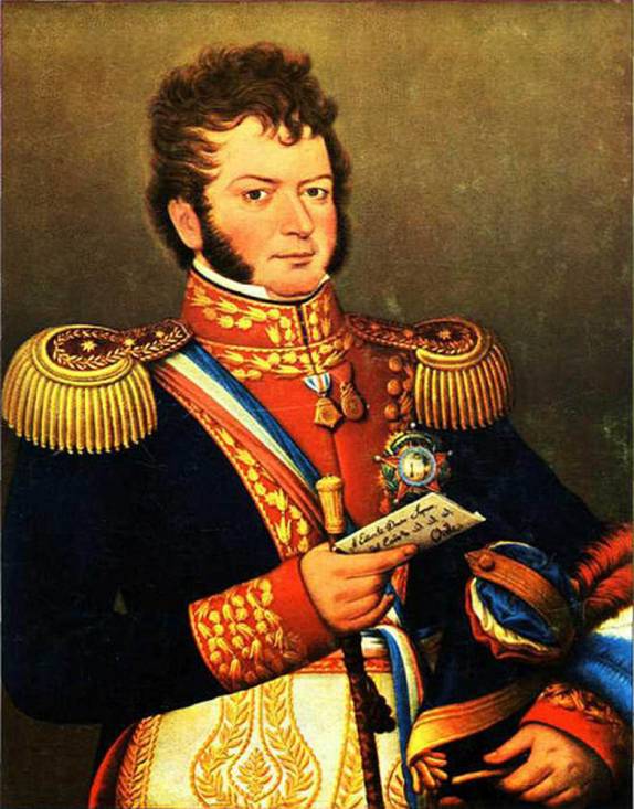 Bernardo O'Higgins, um dos grandes herois da independência do Chile